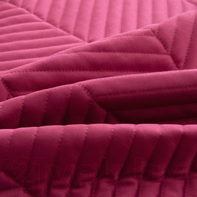 Набор текстиля для спальни Sofi de Marko Адонис 230х250 / Пок-АС-бр-230х250 (бордо)