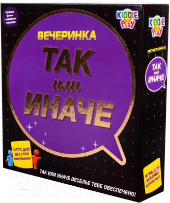 Настольная игра KiddiePlay Так или иначе. Вечеринка / 58795C