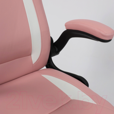 Кресло геймерское AksHome Estel (кожзам розовый)