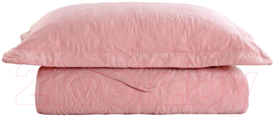 Набор текстиля для спальни Sofi de Marko Мистерио 240х260 / Пок-М2п-240х260 (пепельно-розовый)