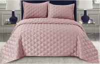 Набор текстиля для спальни Sofi de Marko Шармель 230х250 / Пок-Ш5П-230х250 (пепельно-розовый) - 