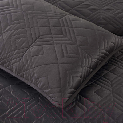 Набор текстиля для спальни Sofi de Marko Себастьян 230х250 / Пок-СБ1-230х250 (антрацитовый)
