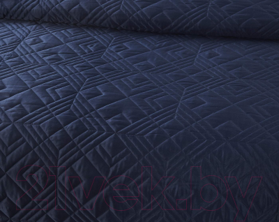 Набор текстиля для спальни Sofi de Marko Себастьян 230х250 / Пок-СБ2-230х250 (синий)