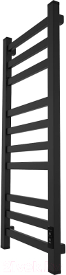 Полотенцесушитель электрический Teymi Modern П(3+4+3) 40x100 / E90106 (с таймером, черный матовый)