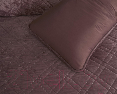 Набор текстиля для спальни Sofi de Marko Селена 160х220 / Пок-СЛпр-160х220 (пепельно-розовый)