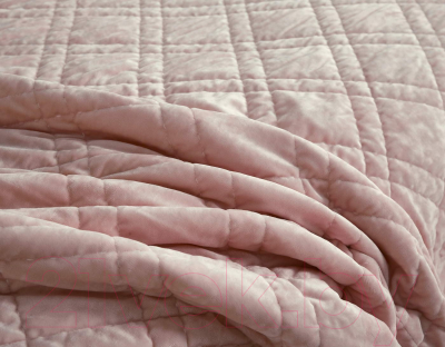 Набор текстиля для спальни Sofi de Marko Селена 160х220 / Пок-СЛп-160х220 (пудровый)