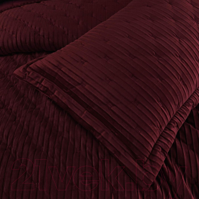 Набор текстиля для спальни Sofi de Marko Адажио 240х260 / Пок-АЖ-БР-240х260 (бордовый)