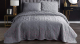 Набор текстиля для спальни Sofi de Marko Амара 160х220 / Пок-Ам-Ср-160х220 (серый) - 