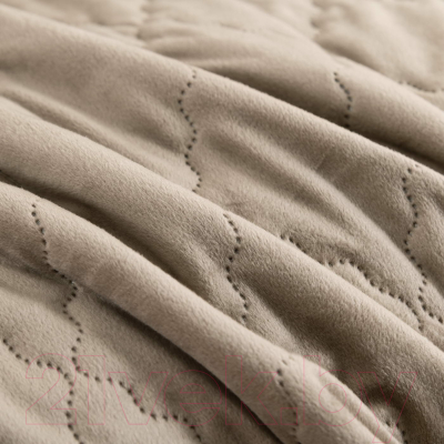 Набор текстиля для спальни Sofi de Marko Деметра 160х220  / Пок-5303Кч-160х220 (капучино)