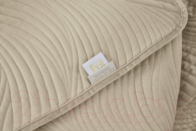 Набор текстиля для спальни Sofi de Marko Жизель 160х220 / Пок-ЖЛ7-160х220 (кремовый)