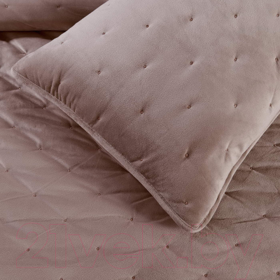 Набор текстиля для спальни Sofi de Marko Иоланта 160х220 / Пок-Ио-Пр-160х220 (пепельно-розовый)