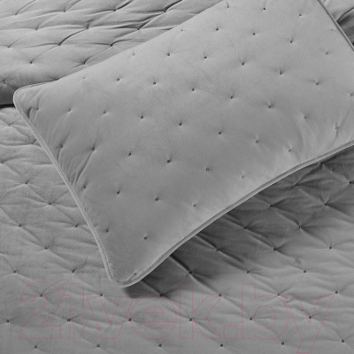 Набор текстиля для спальни Sofi de Marko Иоланта 160х220 / Пок-Ио-Ср-160х220 (серый)