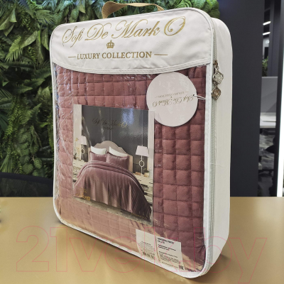 Набор текстиля для спальни Sofi de Marko Лоретта 160x220 / Пок-ЛР-К-160x220 (капучино)