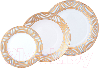 Набор столовой посуды Lefard Золотая сетка / 770-228