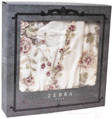Комплект текстиля для ванной Karven Zebra / В 1124 Azur Capp/Bor