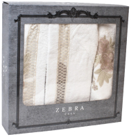 Комплект текстиля для ванной Karven Zebra / В 1124 Flora Krem/Capp - 