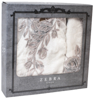 Комплект текстиля для ванной Karven Zebra / В 1124 Loretta Krem - 