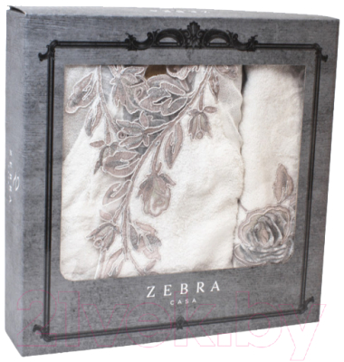 Комплект текстиля для ванной Karven Zebra / В 1124 Loretta Krem