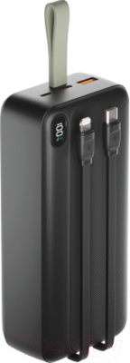 Портативное зарядное устройство Olmio L-30 QuickCharge 30000mAh 22.5W (черный)