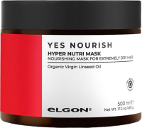 Маска для волос Elgon Yes Nourish Питательная для очень сухих, нормальных волос (500мл) - 