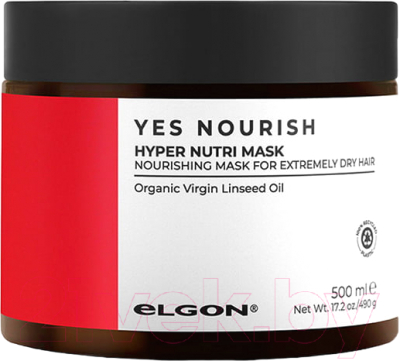 Маска для волос Elgon Yes Nourish Питательная для очень сухих, нормальных волос (500мл)