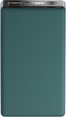 Портативное зарядное устройство Olmio QX-20 QuickCharge 20000mAh 22.5W (темно-зеленый)