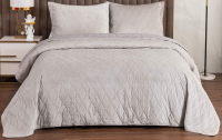 Набор текстиля для спальни Sofi de Marko Деметра / 160х220 Пок-5303Сс-160х220 (светло-серый) - 
