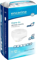 Трусы впитывающие для взрослых Encarine Premium 6 капель Medium (30шт) - 