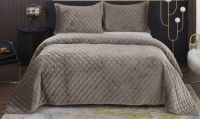 Набор текстиля для спальни Sofi de Marko Натаниэль 160х220 / Пок-Нт-160х220с (серый) - 
