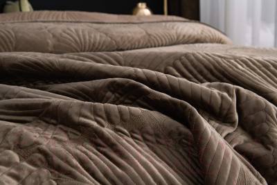 Набор текстиля для спальни Sofi de Marko Ноэль 160х220 / Пок-Нэ-160х220кп (капучино)