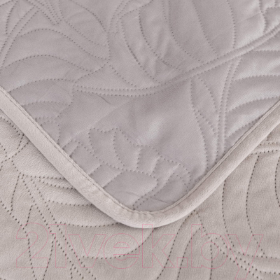Набор текстиля для спальни Sofi de Marko Мелисса 160х220 / Пок-Мес-160х220сс (светло-серый)