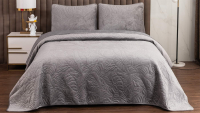 Набор текстиля для спальни Sofi de Marko Мелисса 160х220 / Пок-Мес-160х220ст (стоун) - 