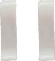 Соединитель для плинтуса LinePlast ПВХ 58мм L045-С/6 (2шт, белый, флоупак) - 