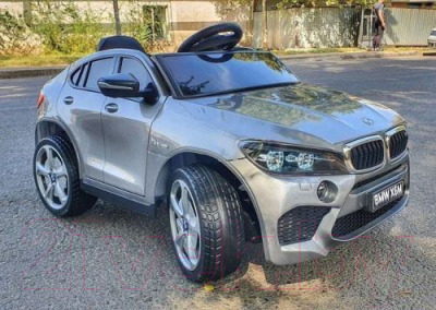 Детский автомобиль Electric Toys BMW X6M / FT968P (серебристый)