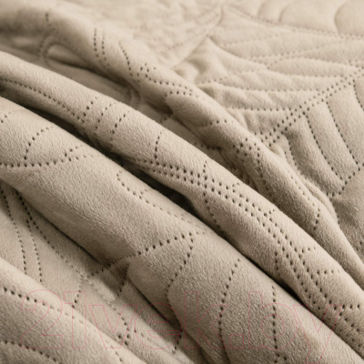 Набор текстиля для спальни Sofi de Marko Мелисса 240х260 / Пок-Мес-240х260кч (капучино)
