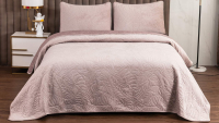 Набор текстиля для спальни Sofi de Marko Мелисса 240х260 / Пок-Мес-240х260пр (пепельно-розовый) - 