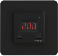 Терморегулятор для теплого пола Welrok ST (черный) - 