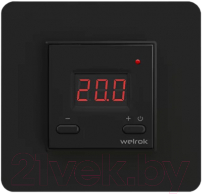 Терморегулятор для теплого пола Welrok ST (черный)