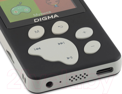 MP3-плеер Digma S5 8GB (черный/серый)