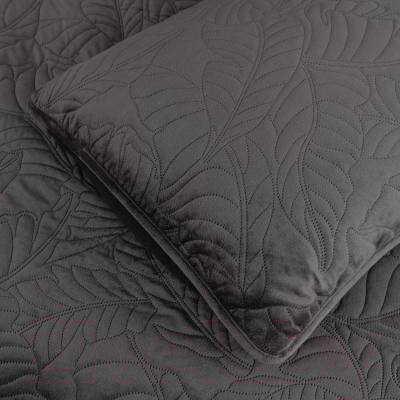 Набор текстиля для спальни Sofi de Marko Мелисса 240х260 / Пок-Мес-240х260чн (черный)