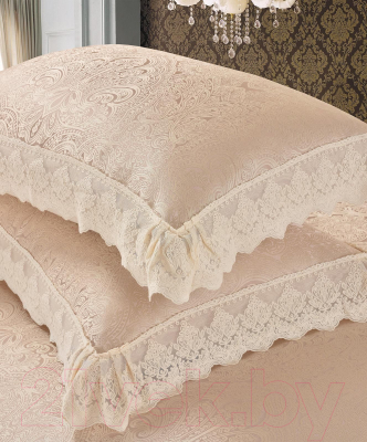 Набор текстиля для спальни Sofi de Marko Франческа 240х260 / Пок-Фр56-240х260 (розовый)
