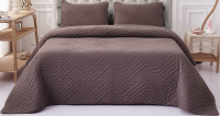 Набор текстиля для спальни Sofi de Marko Мориц 160х220 / Пок-МЦ-шк-160х220 (шоколадный) - 