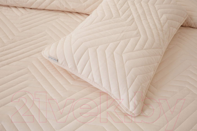 Набор текстиля для спальни Sofi de Marko Мориц 230х250 / Пок-МЦ-км-230х250 (кремовый)
