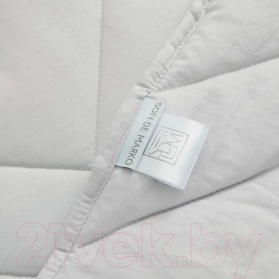 Набор текстиля для спальни Sofi de Marko Робби 160х220 / Пок-Роб-ср-160х220 (серебристый)