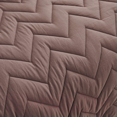 Набор текстиля для спальни Sofi de Marko Робби 160х220 / Пок-Роб-шк-160х220 (шоколадный)