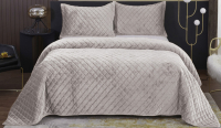 Набор текстиля для спальни Sofi de Marko Натаниэль 160х220 / Пок-Нт-160х220сс (светло-серый) - 