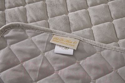 Набор текстиля для спальни Sofi de Marko Натаниэль 160х220 / Пок-Нт-160х220сс (светло-серый)