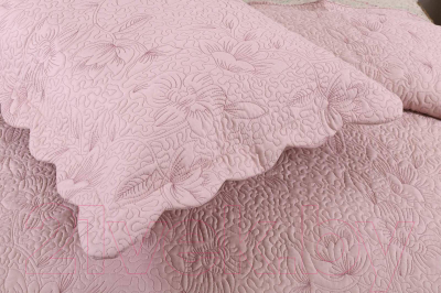 Набор текстиля для спальни Sofi de Marko Дейзи 230х250 / Пок-Д01-230х250п (пудровый)