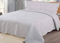 Набор текстиля для спальни Sofi de Marko Дейзи 230х250 / Пок-Д03-230х250с (серый) - 