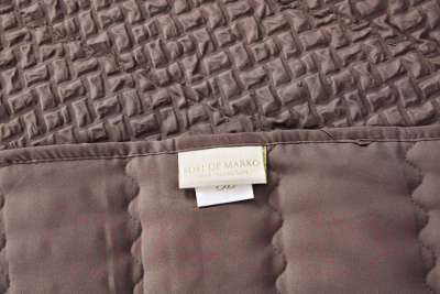 Набор текстиля для спальни Sofi de Marko Ирма 160х220 / Пок-Ир-160х220мк (мокко)